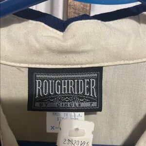 Roughrider Beige Western Shirt